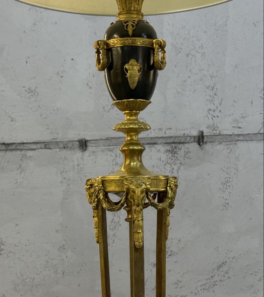 Antique floor lamp in Empire style