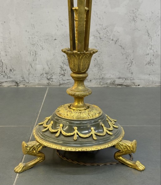 Antique floor lamp in Empire style