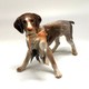 "Dog with a Bird in Its Mouth" Figurine