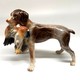 "Dog with a Bird in Its Mouth" Figurine