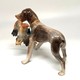 "Dog with a Bird in Its Mouth" Figurine