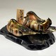 Vintage paired sculpture “Mandarin Ducks”