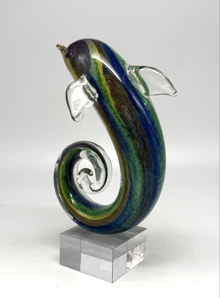 Vintage sculpture "Dolphin"