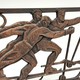 Vintage wall panel "Skiers"