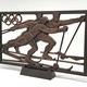 Vintage wall panel "Skiers"