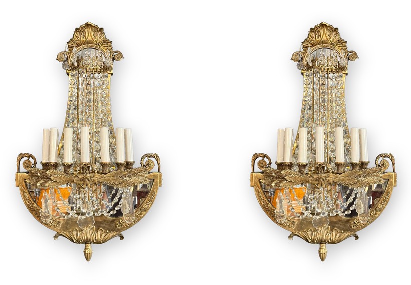 Антикварные парные бра, Наполеон III