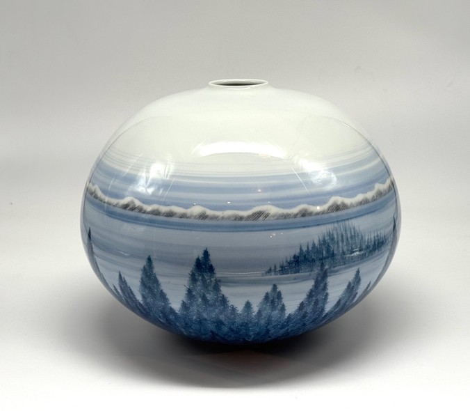 Авторская ваза, Япония,
Фудзии Сюмэй