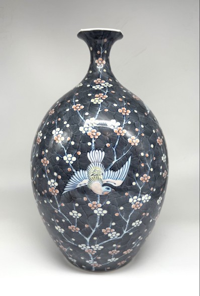 Оригинальная ваза
«Птицы среди цветов сливы», 
Фудзии Сюмэй