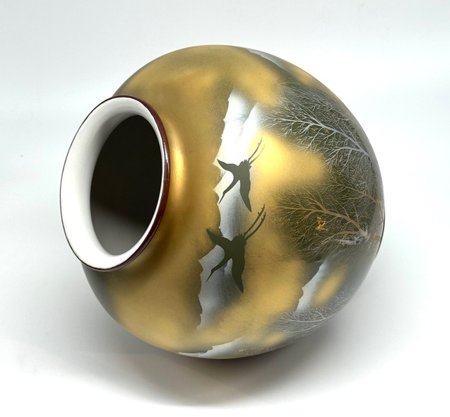 Винтажная авторская ваза,
Кутани, Япония