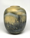 Винтажная ваза 
«Лес и горы», Кутани