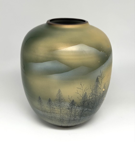 Винтажная ваза 
«Лес и горы», Кутани