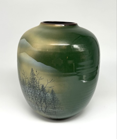 Винтажная ваза 
«Лес и горы», Кутани