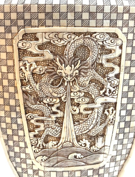 Antique vase "Elephants"