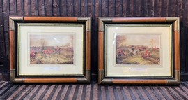 Парные гравюры «Английская охота»