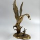 Vintage sculpture "Flying Duck"