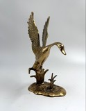 Vintage sculpture "Flying Duck"
