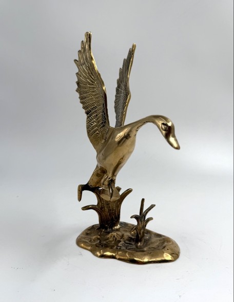 Vintage sculpture "Flying Duck"