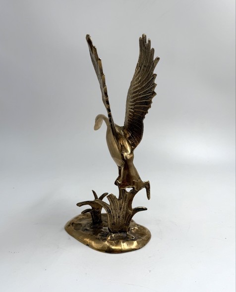 Vintage sculpture "Flying Duck"