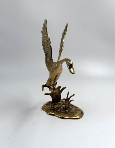 Vintage sculpture "Flying Duck"