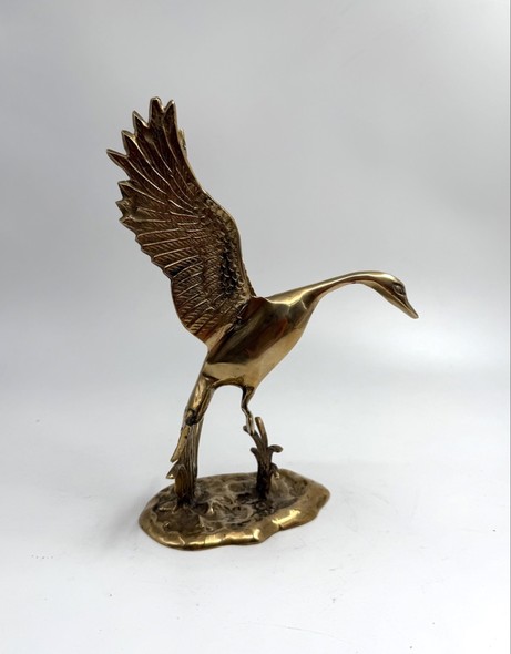 Vintage sculpture "Flying Duck"