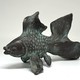 Vintage sculpture "Goldfish"