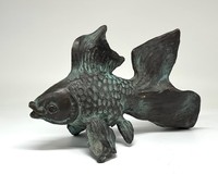 Vintage sculpture "Goldfish"