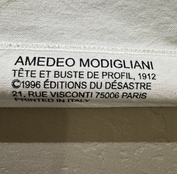 Винтажный принт «Женский профиль» Модильяни