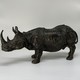 Антикварная скульптура «Носорог»