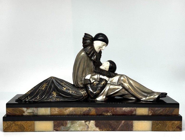 Antique sculptural composition "Endless History"