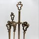 Fireplace accessories
with a screen, Louis XV