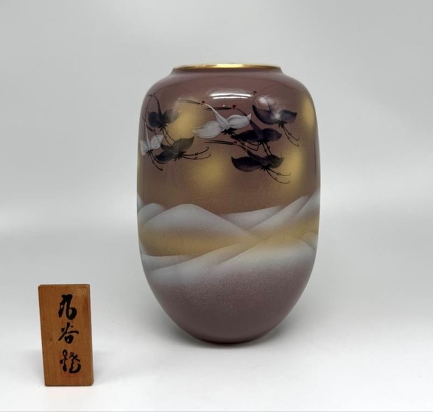 Винтажная ваза «Журавли», Кутани