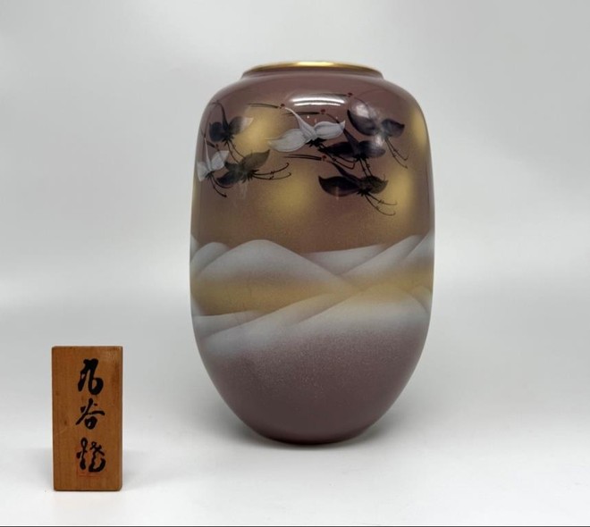 Винтажная ваза «Журавли», Кутани