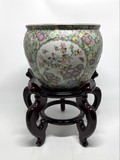 Vintage planter-aquarium