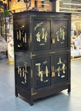 Vintage oriental-style wardrobe