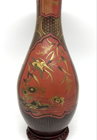 Antique floor vase, Japan