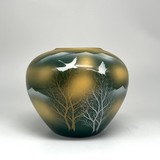 Vintage Vase "Cranes", Japan Vintage Vase "Cranes", Japan
