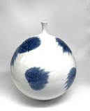 A rare large vase by Fujii Shumei
