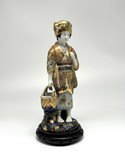 Vintage sculpture
"Japanese Woman with a Basket"