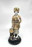 Vintage sculpture
"Japanese Woman with a Basket"