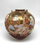 Vintage vase "Seven Gods of Happiness"