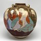 Vintage vase "Seven Gods of Happiness"