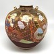 Vintage vase "Seven Gods of Happiness"