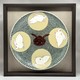 Antique dish "Zodiac signs. Rabbit"