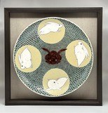 Antique dish "Zodiac signs. Rabbit"