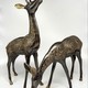 Antique sculptures "Deer and fallow deer"