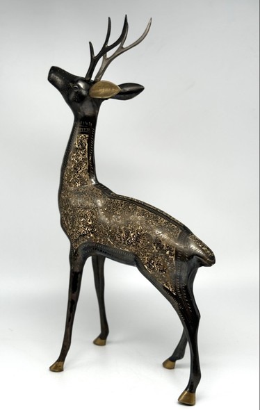 Antique sculptures "Deer and fallow deer"