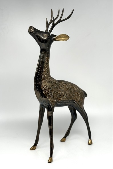 Antique sculptures "Deer and fallow deer"
