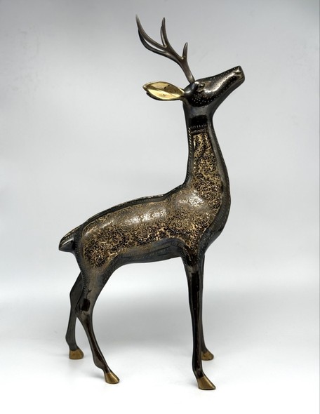 Antique sculptures "Deer and fallow deer"