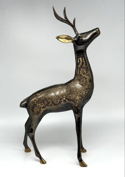 Antique sculptures "Deer and fallow deer"