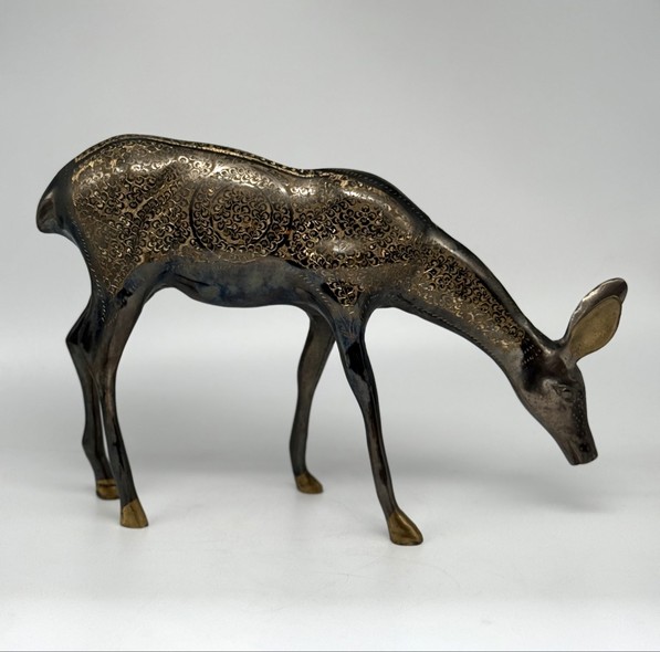 Antique sculptures "Deer and fallow deer"